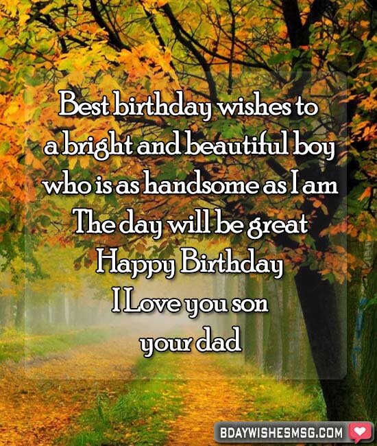 Best 30+ Happy Birthday Wishes for Son - BdayWishesMsg