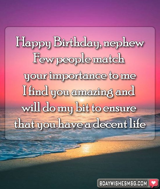 Best 20+ Birthday Wishes for Nephew - BdayWishesMsg