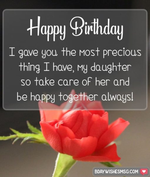 Best 35+ Birthday Wishes for Son-In-Law - BdayWishesMsg